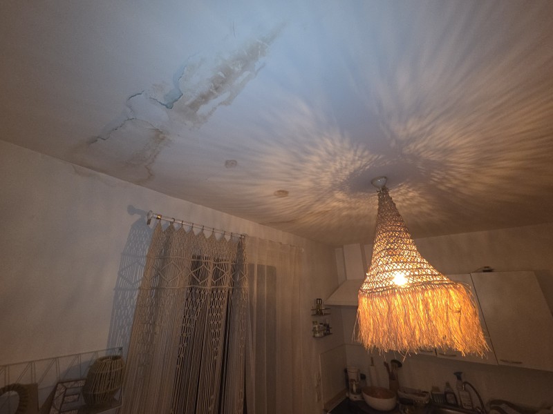 degat des eaux
plafond placo a refaire et peinture sur mudaidon a cote de montpellier