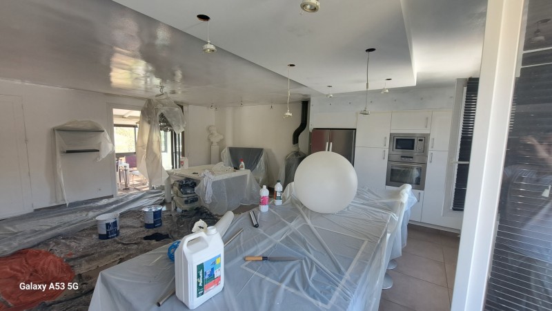 Rénovation de peinture à Maugio pour intérieur de maison ou appartement