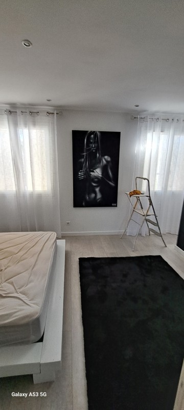 Peinture et revêtement d'une chambre près de Lunel