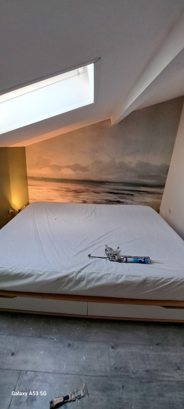 Entreprise de peinture à Carnon proche de Montpellier : nouveau look d'une chambre