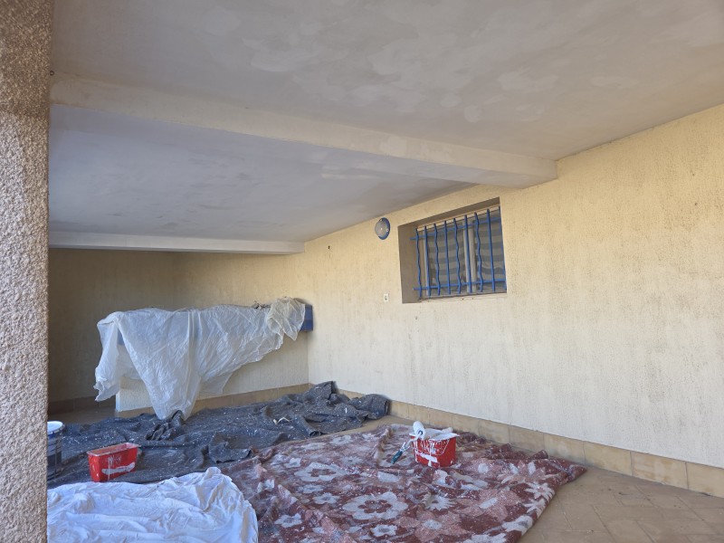 desous de terasse et application de revêtement etanche sur pierre de terrasse a st bres pres de montpellier