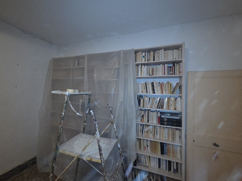 degat  des eaux sur castries pres de montpellier traité grosse fissure chambre