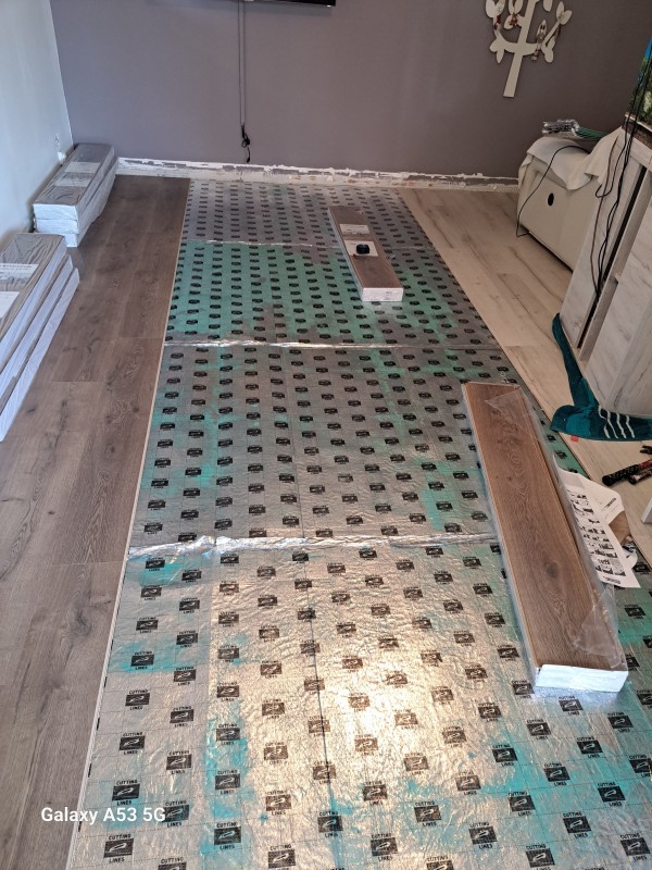 Changement de parquet suite à un dégât des eaux Montpellier