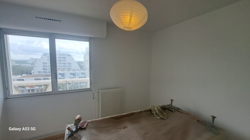 Redressage gouttelette et mise en peinture chantier grande motte