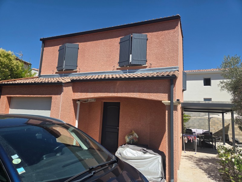 remise à neuf volets d une villa sur vendargues pres de montpellier