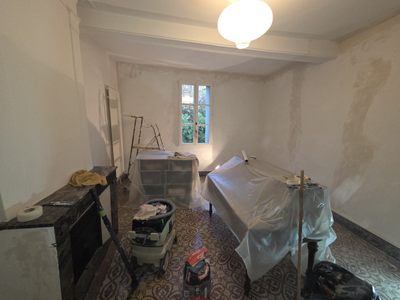 degat  des eaux sur castries pres de montpellier traité grosse fissure chambre