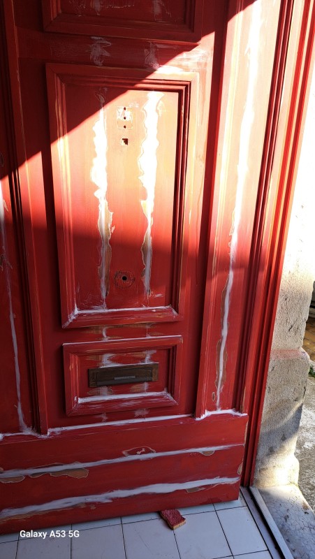 Chantier remise en état volets et grille avant / après sur Castries près de Montpellier