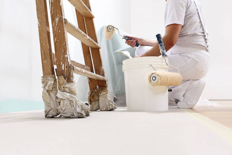 Rénovation application de peinture isolante après sinistre dans immeuble ancien à Castelnau le Lez 34170